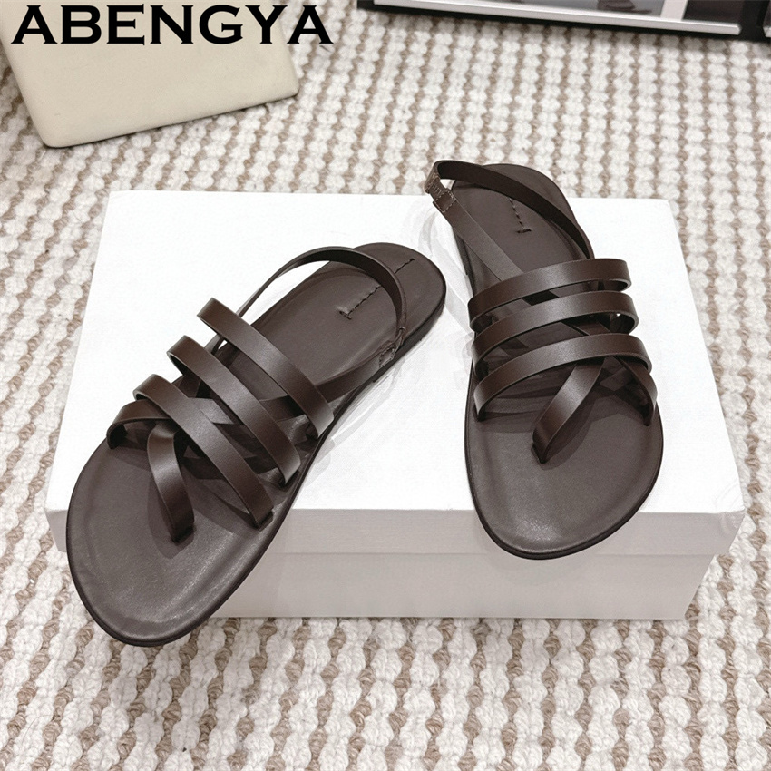 Ethnic Fashion Women - Sandalias Planas de Estilo Étnico con
