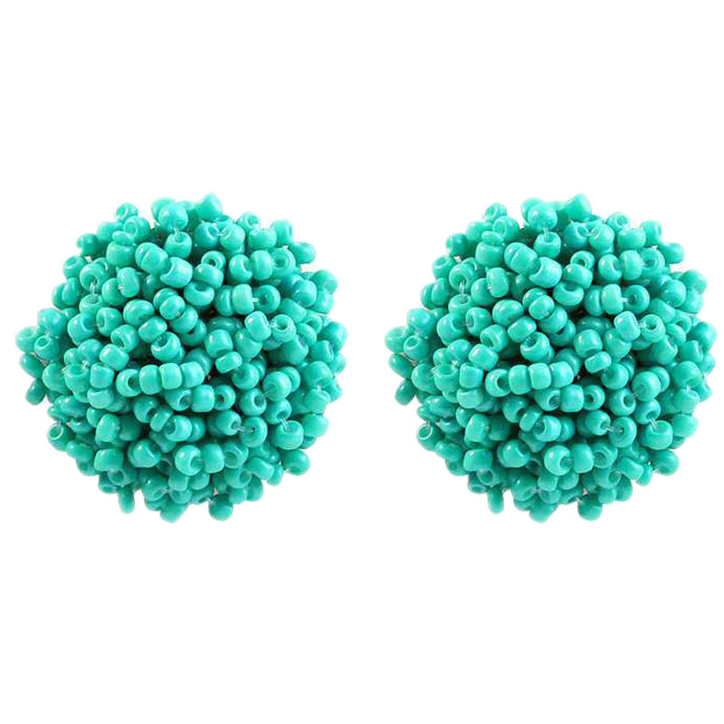 Ethnic Wear In Fashion - Pendientes de Resina Multicolor con Cuentas,
