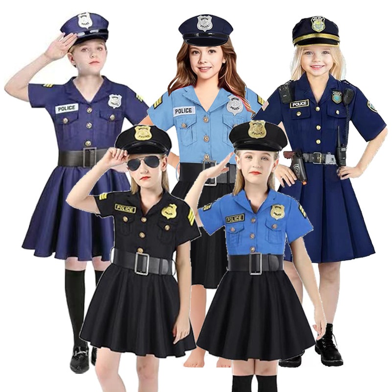 Ethnic Wear In Fashion - Disfraz de Policía para Niñas de