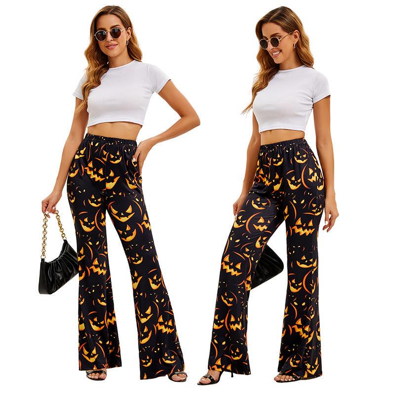 Ethnic Wear Fashion Brand - Pantalones de mujer con estampado de