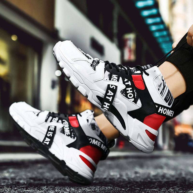 Ethnic Fashion Show Music - Zapatillas de deporte gruesas para hombre