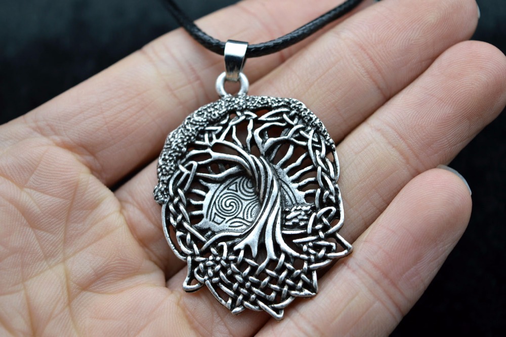 Ethnic Fashion World - Collar de árbol de la vida,