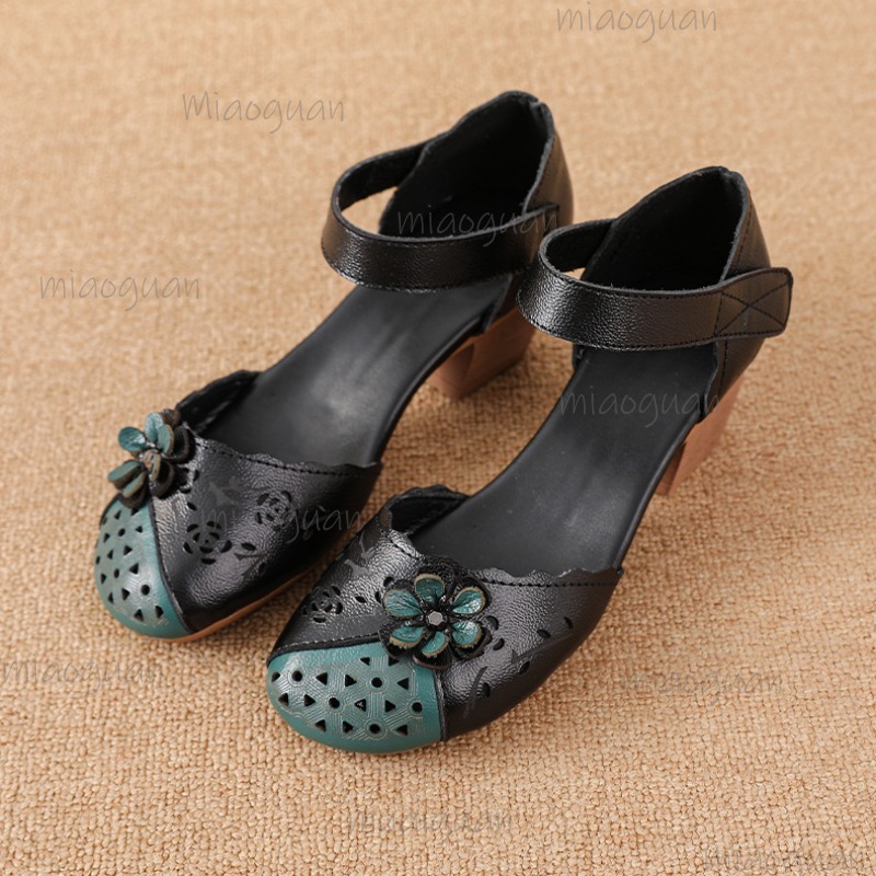 Ethnic Fashion Women - Sandalias Gladiador con Punta Descubierta y