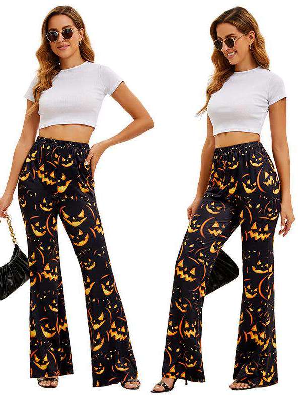 Ethnic Wear Fashion Brand - Pantalones de Mujer con Estampado de