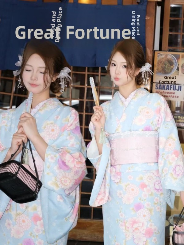 Ethnic Fashion Girls - Nuevo Kimono Tradicional Japonés Vintage para