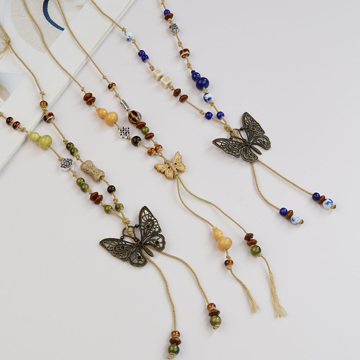 Collar de Cerámica con Maripos - Ethnic Chic Fashion reseña y precio