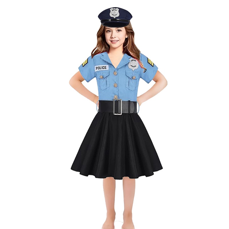 Disfraz de Policía para Niñas  - Ethnic Wear In Fashion reseña y precio