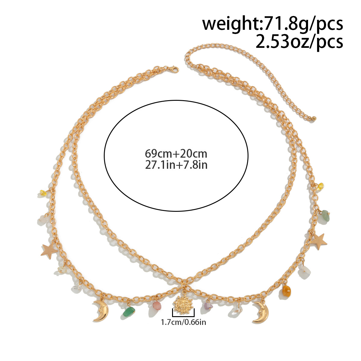 Cadena de cintura con colgante - Ethnic Fashion Girls reseña y precio