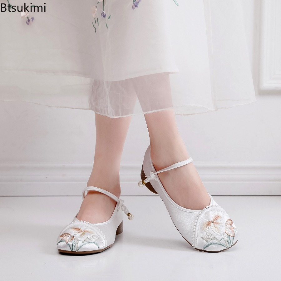 Zapatos de Mujer con Tacón Baj - Ethnic Fashion Women reseña y precio
