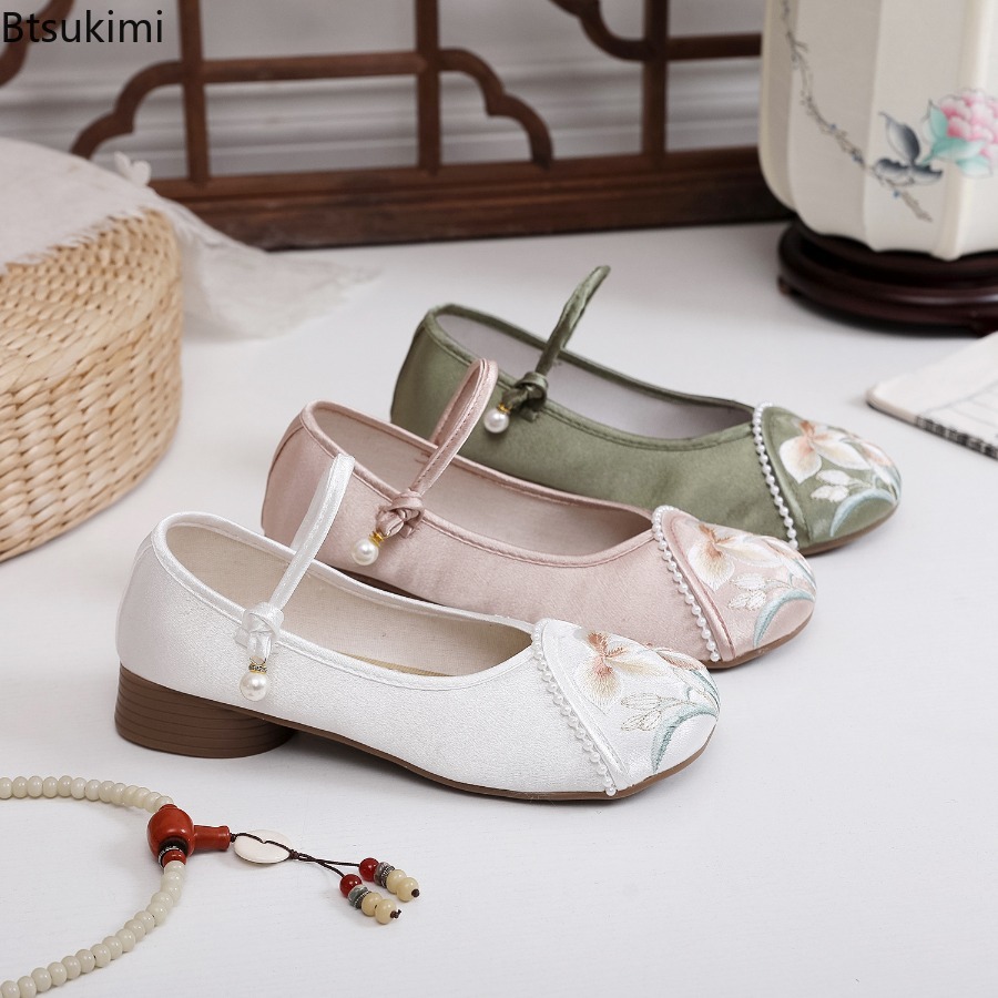 Zapatos de Mujer con Tacón Baj - Ethnic Fashion Women reseña y precio
