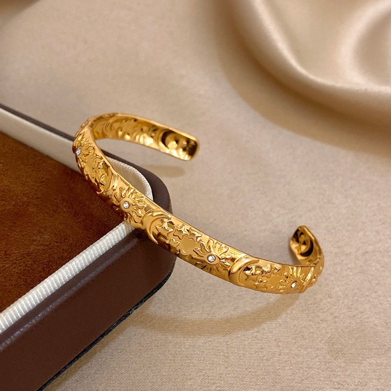 Brazalete abierto liso vintage - Ethnic Chic Fashion reseña y precio