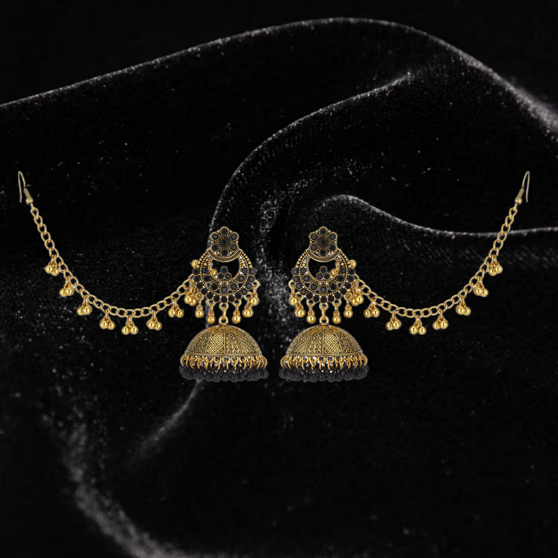 Pendientes de una pieza estilo - Ethnic Wear In Fashion reseña y precio