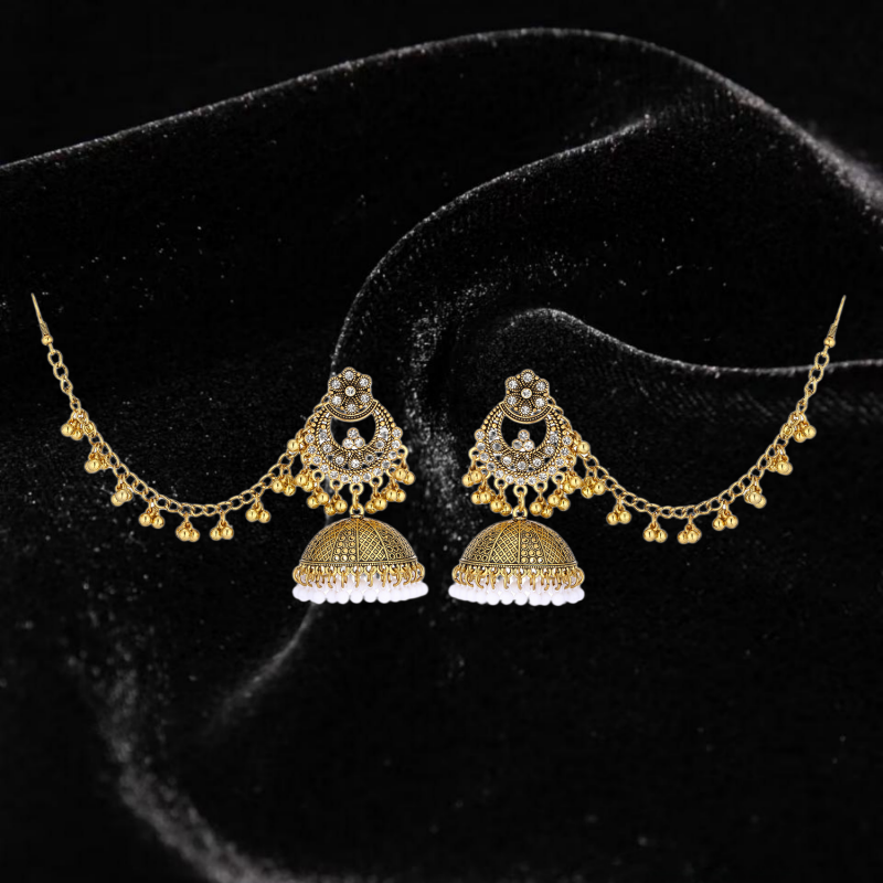 Pendientes de una pieza estilo - Ethnic Wear In Fashion reseña y precio