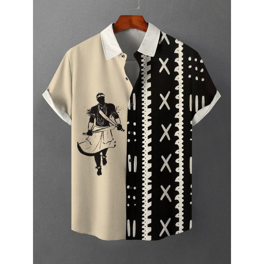 Camisa de Manga Corta Étnica R - Ethnic Wear In Fashion reseña y precio