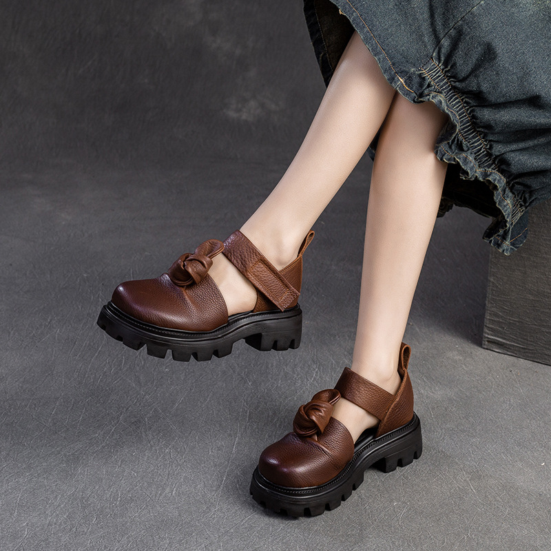 Zapatos de Plataforma con Nudo - Ethnic Fashion Women reseña y precio