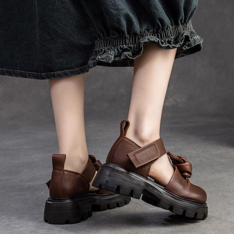 Zapatos de Plataforma con Nudo - Ethnic Fashion Women reseña y precio