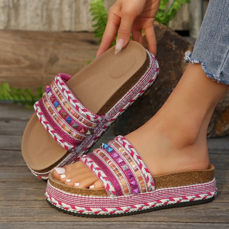 Sandalias Bohemias de Moda par - Ethnic Fashion Women reseña y precio