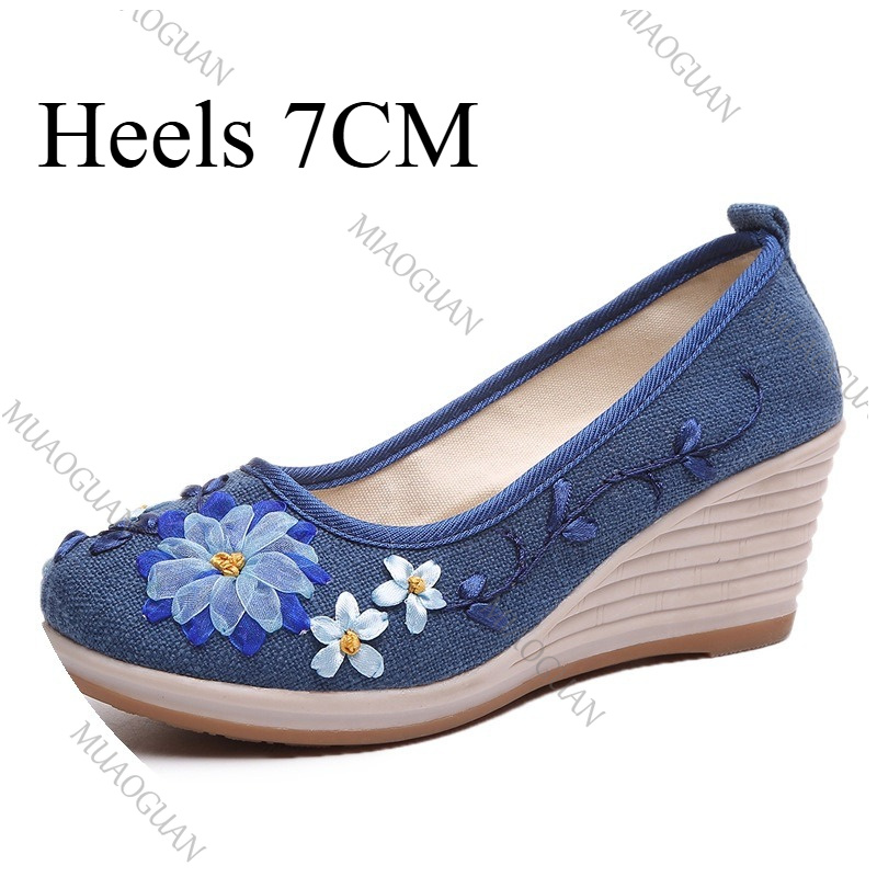 Zapatos de Plataforma con Cuña - Ethnic Fashion Women reseña y precio
