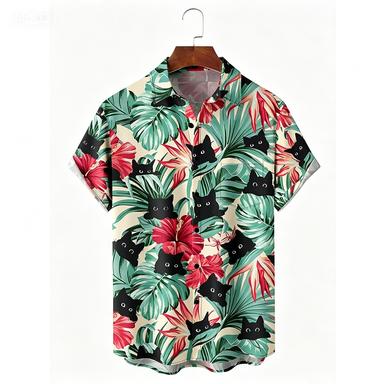 Camisa Hawaiana con Estampado  - Ethnic Fashion Clothing reseña y precio