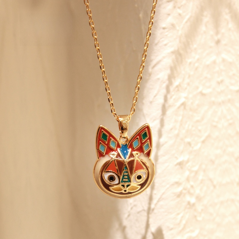 Collar de gato con patrón artí - Ethnic Fashion World reseña y precio