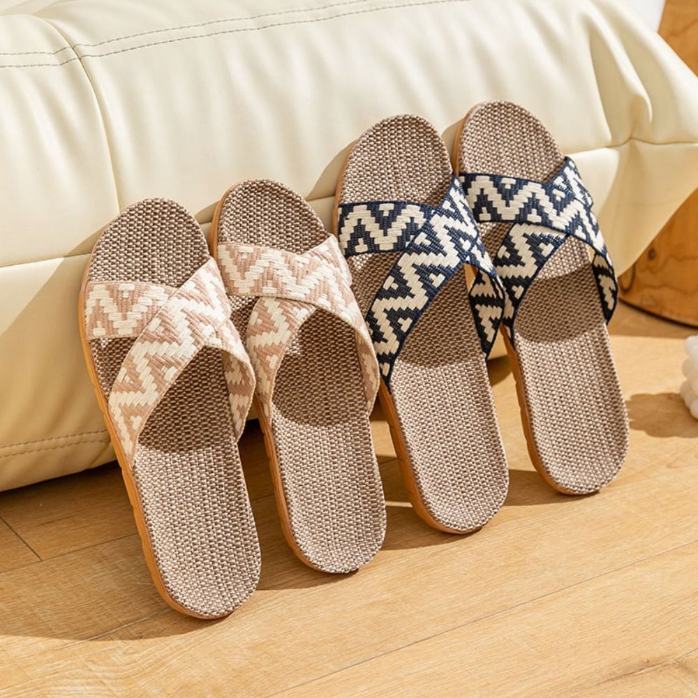 Pantuflas de Lino de Estilo Ét - Ethnic Fashion Women reseña y precio