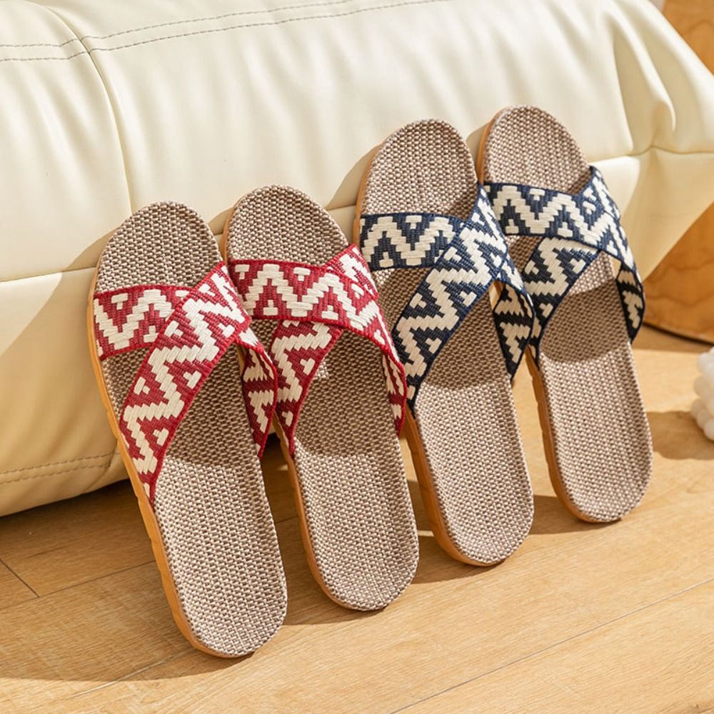 Pantuflas de Lino de Estilo Ét - Ethnic Fashion Women reseña y precio
